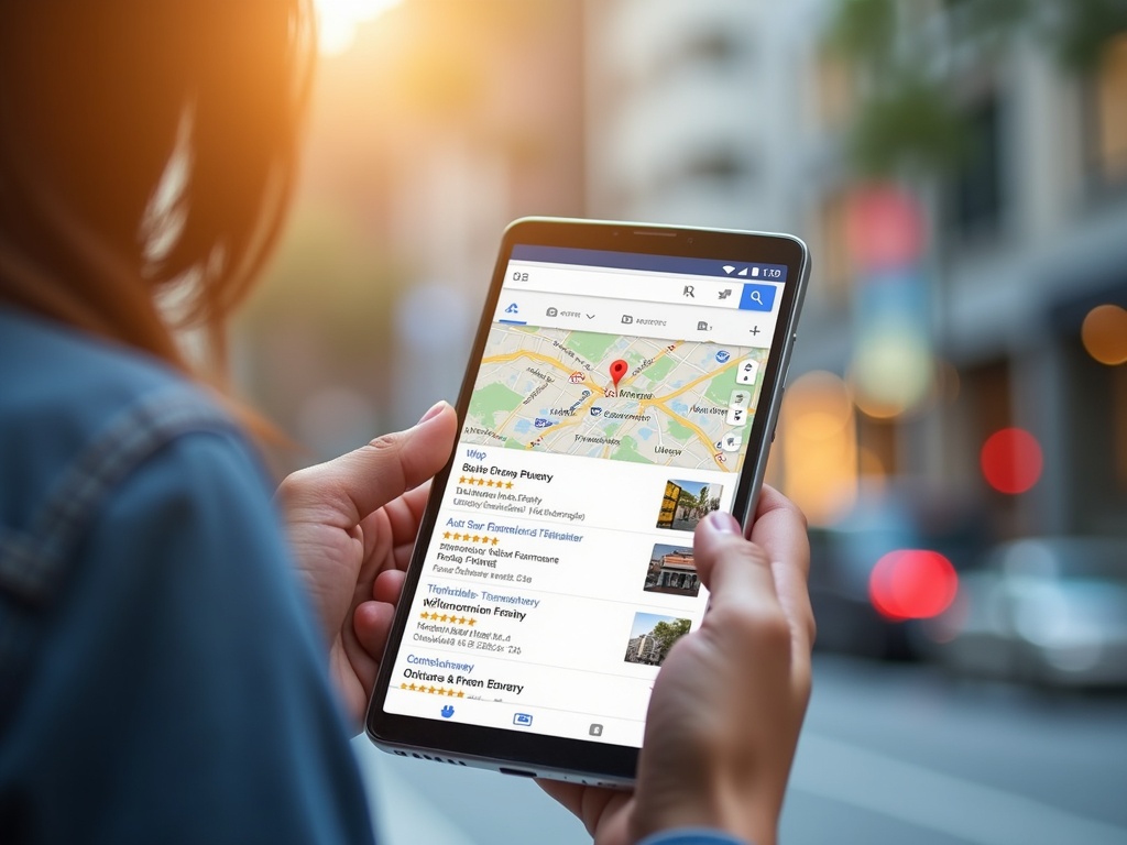 Resultado en Google de búsqueda local con AreaServed implementado