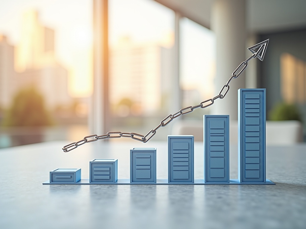 Gráfico de precios de link building en España 2026 por DR