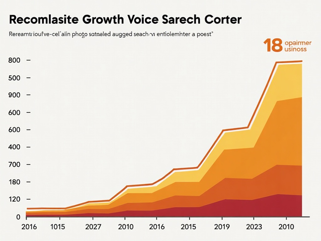Chart of voice search growth according to Statista 2026